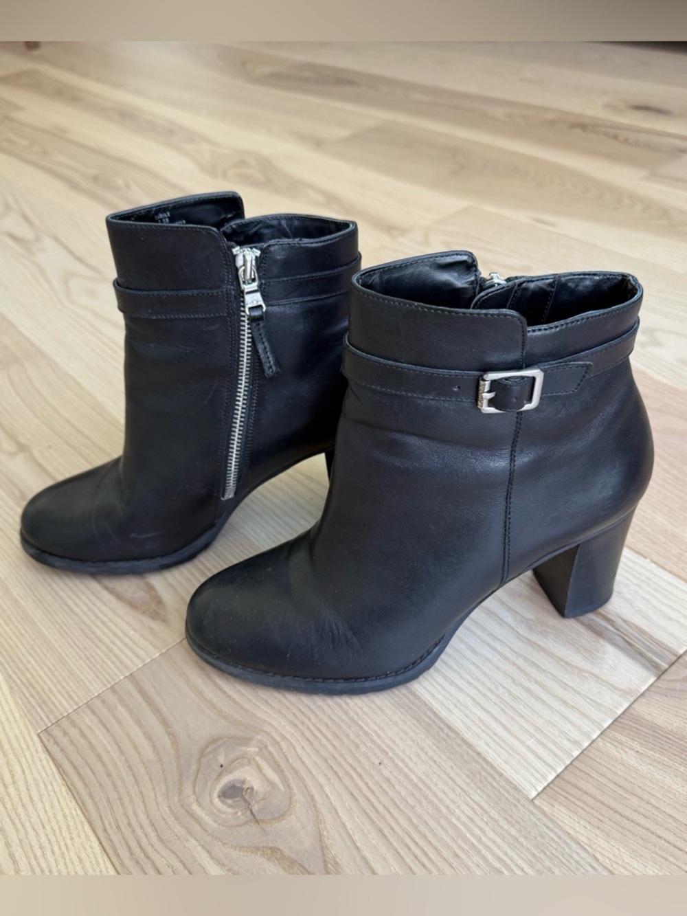 Lauren Ralph Lauren Leather Ankle Boots